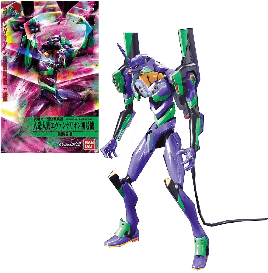Bandai Bandai EVANGELION - HG Evangelion 01 'New Movie HA Ver.' Model Kit – 1/144 Scale by LAB7 Malta, Europe