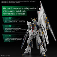 Bandai Perfect Grade Unleashed 1/60 RX-93 ν Gundam Model Kit