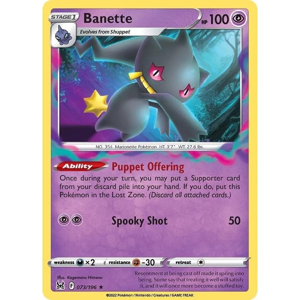 Banette (073/196) (SWSH11: Lost Origin) in Malta | LAB7