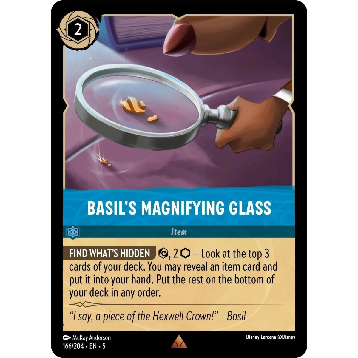Basil's Magnifying Glass (166/204) (Shimmering Skies) in Malta | LAB7