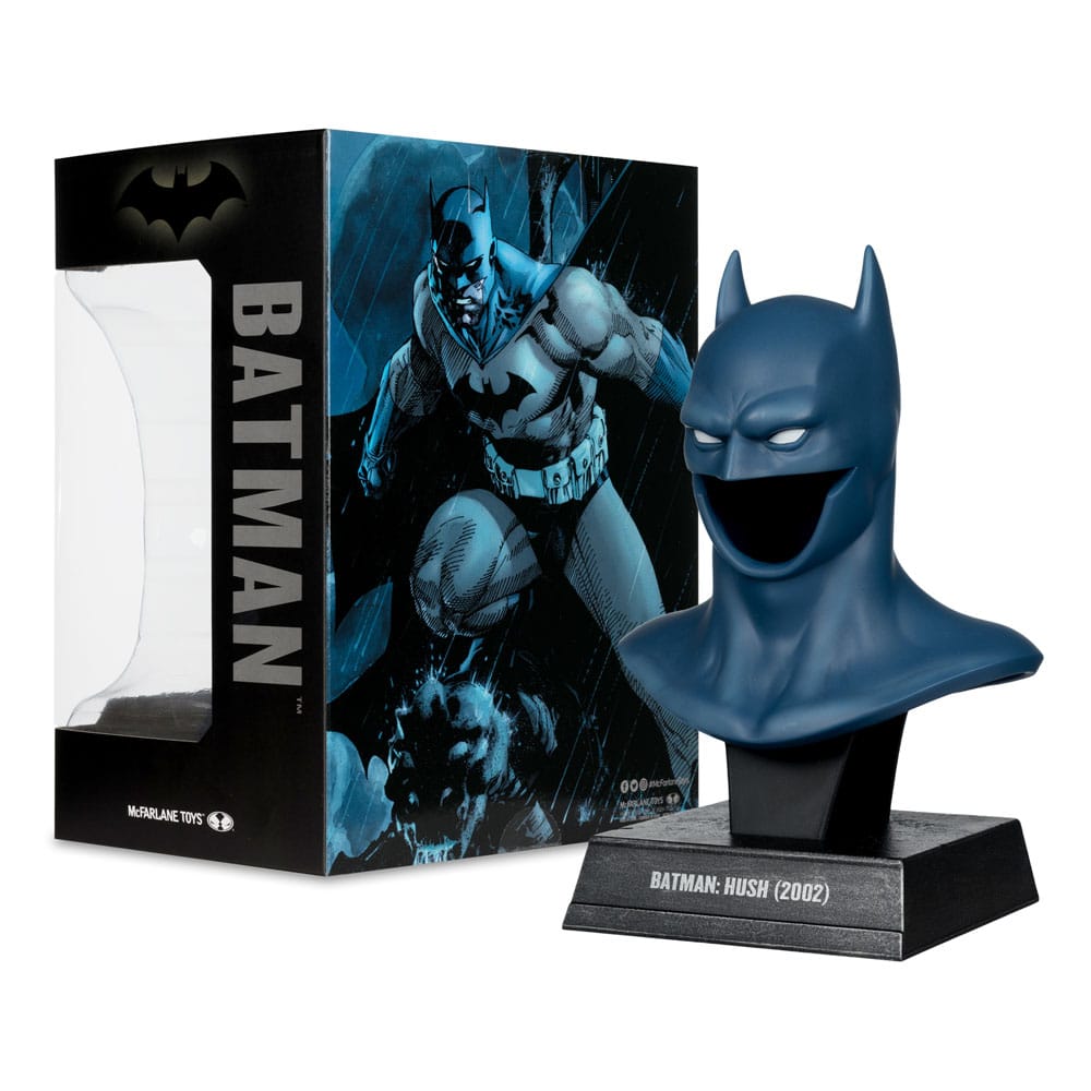 McFarlane Batman Hush DC Direct Mini Replica 1/3 Cowl 19 cm – Iconic Batman Cowl by LAB7 Malta, Europe