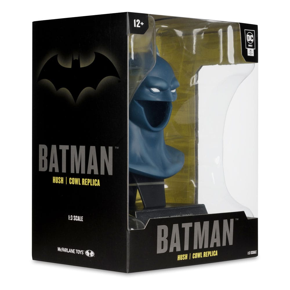 McFarlane Batman Hush DC Direct Mini Replica 1/3 Cowl 19 cm – Iconic Batman Cowl by LAB7 Malta, Europe