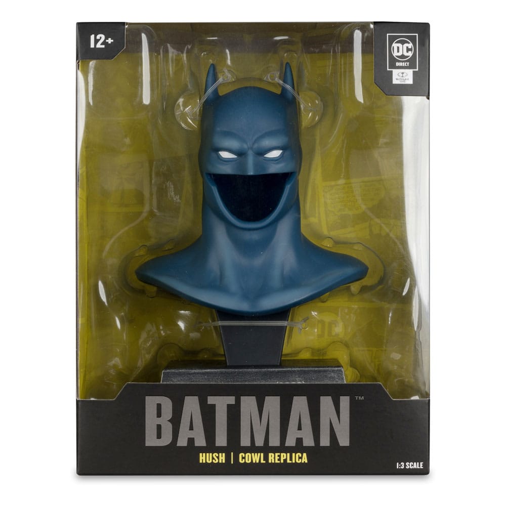 McFarlane Batman Hush DC Direct Mini Replica 1/3 Cowl 19 cm – Iconic Batman Cowl by LAB7 Malta, Europe