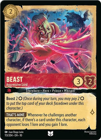 Ravensburger Beast - Aggressive Lord (113/204) (Whispers in the Well) by LAB7 Malta, Europe