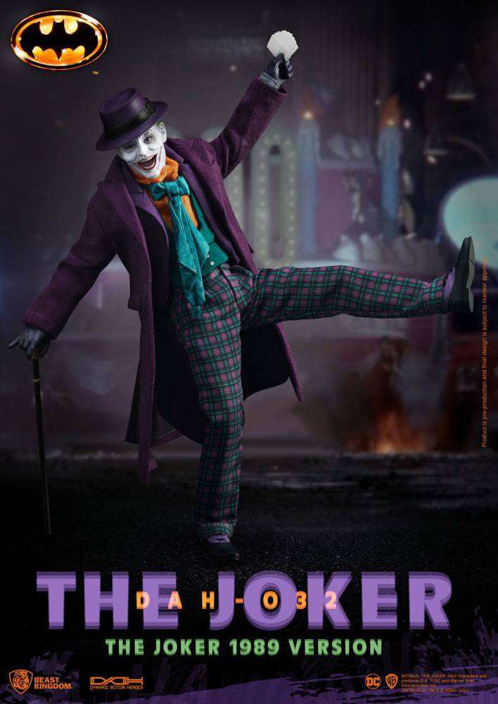 Beast Kingdom Beast Kingdom Batman 1989 Dynamic 8ction Heroes Action Figure 1/9 The Joker 21 cm by LAB7 Malta, Europe