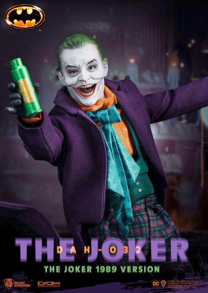 Beast Kingdom Beast Kingdom Batman 1989 Dynamic 8ction Heroes Action Figure 1/9 The Joker 21 cm by LAB7 Malta, Europe