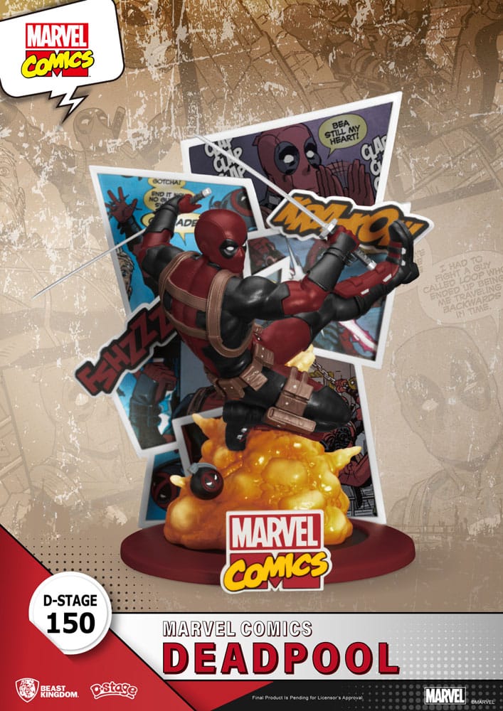Beast Kingdom Marvel Deadpool D - Stage Diorama 16cm by LAB7 Malta, Europe