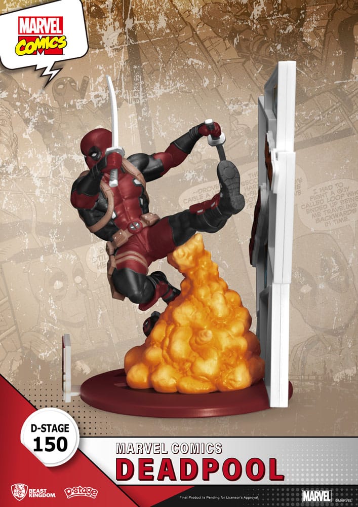 Beast Kingdom Marvel Deadpool D - Stage Diorama 16cm by LAB7 Malta, Europe