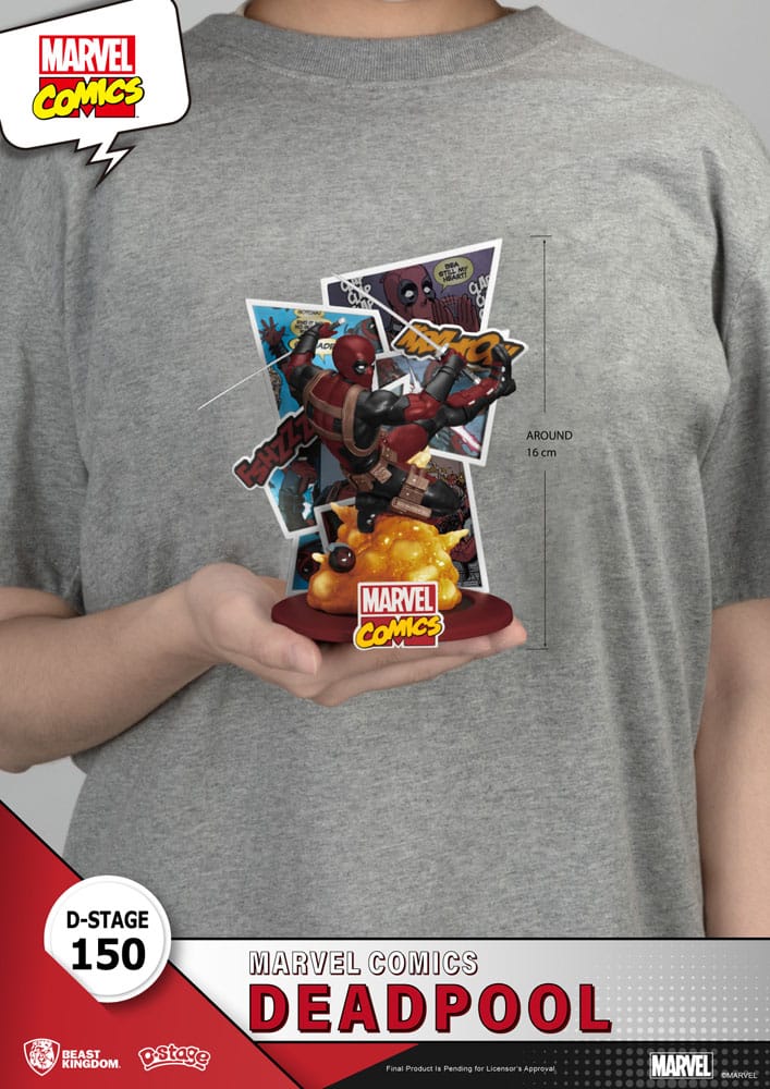 Beast Kingdom Marvel Deadpool D - Stage Diorama 16cm by LAB7 Malta, Europe