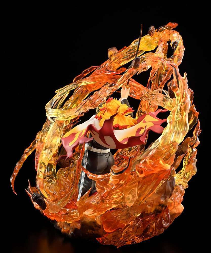 Bellfine Bellfine Demon Slayer: Kimetsu no Yaiba Statue 1/8 Kyojuro Rengoku DX Ver. 35 cm by LAB7 Malta, Europe