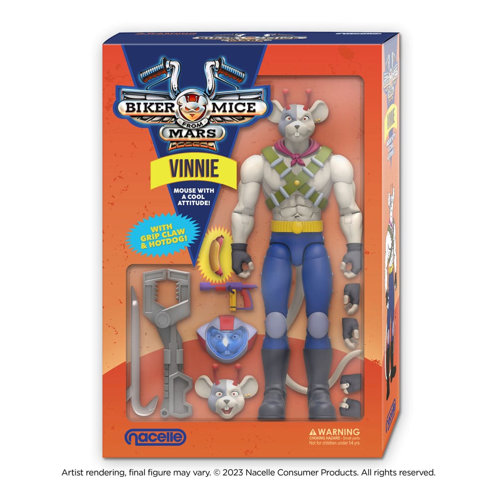 Biker Mice From Mars - Vinnie Action Figure 17 cm in Malta | LAB7