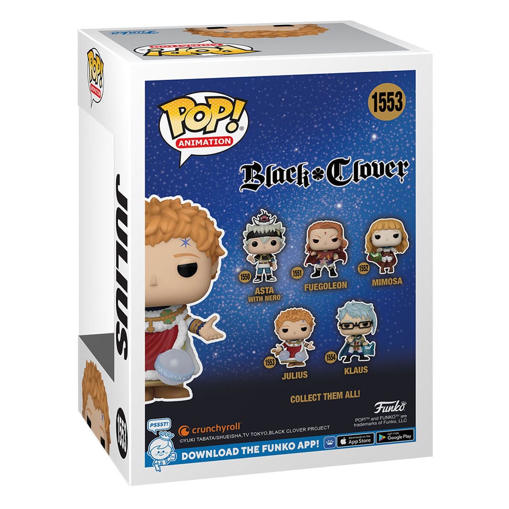 Funko Funko POP Black Clover Julius Novachrono Vinyl Figure 9cm by LAB7 Malta, Europe