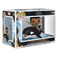 Funko Black Panther 2: Wakanda Forever - Namor with Orca Pop! Rides 116 by LAB7 Malta, Europe