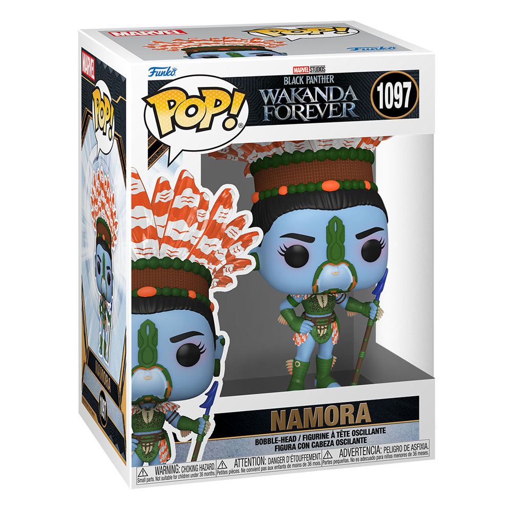 Funko Black Panther 2: Wakanda Forever - Namora Pop! Vinyl Figure 1097 by LAB7 Malta, Europe