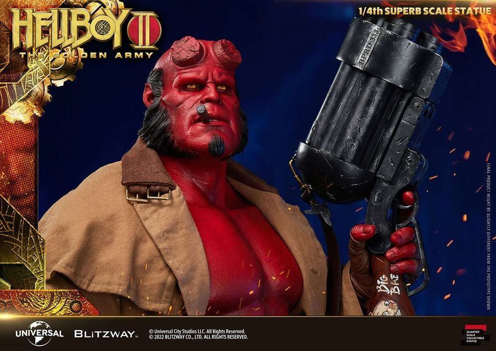 Blitzway Blitzway Hellboy II: The Golden Army Superb Statue 1/4 Hellboy 70 cm by LAB7 Malta, Europe