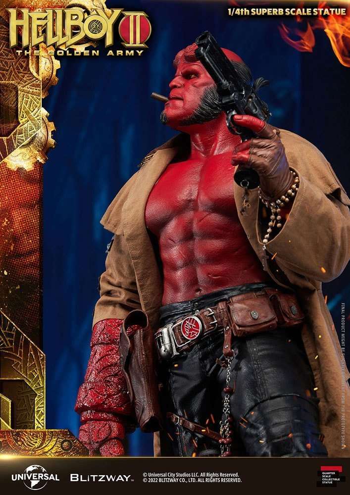 Blitzway Blitzway Hellboy II: The Golden Army Superb Statue 1/4 Hellboy 70 cm by LAB7 Malta, Europe