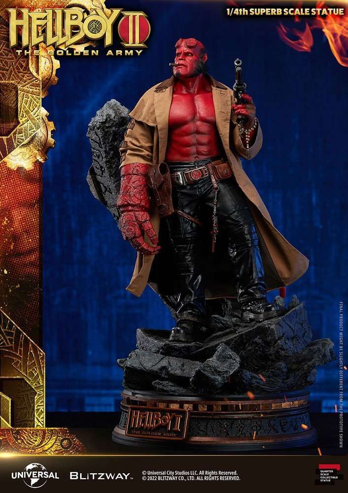 Blitzway Blitzway Hellboy II: The Golden Army Superb Statue 1/4 Hellboy 70 cm by LAB7 Malta, Europe