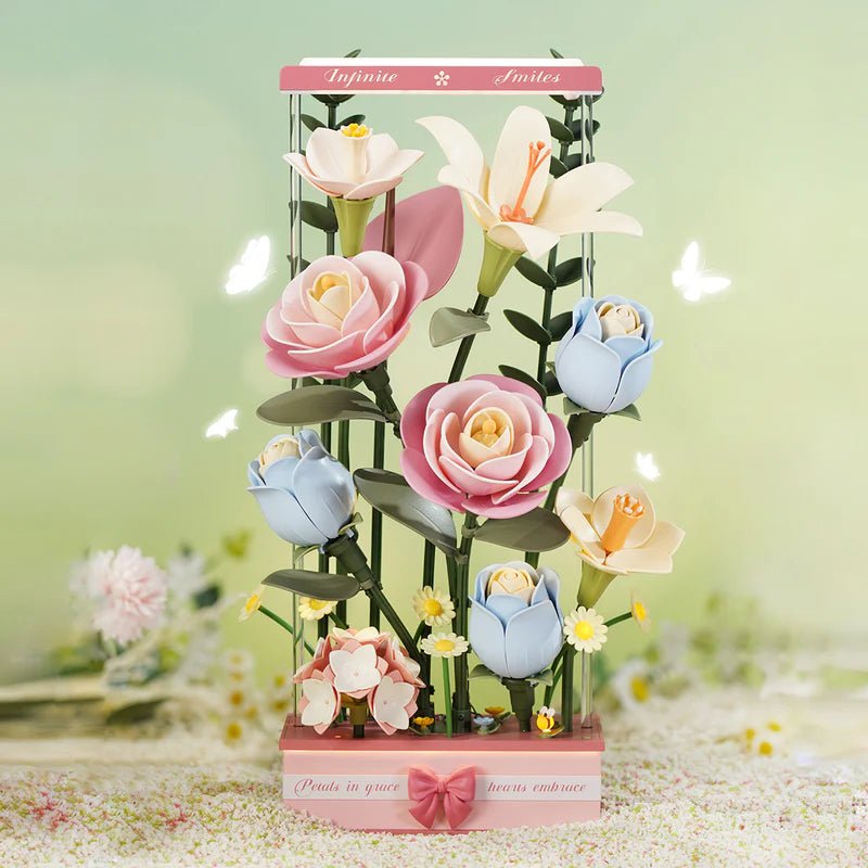 Rowood Blooming Bouquet Box DIY 3D Puzzle with Lights & Motion by LAB7 Malta, Europe