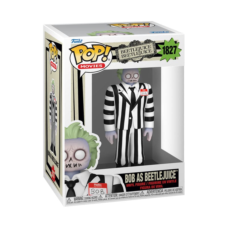 Funko BOB as Beetlejuice Funko POP! Movies Vinyl Figure by LAB7 Malta, Europe