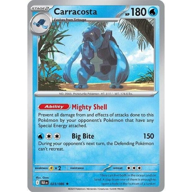 Pokemon Carracosta (023/086) (SV: Black Bolt) by LAB7 Malta, Europe