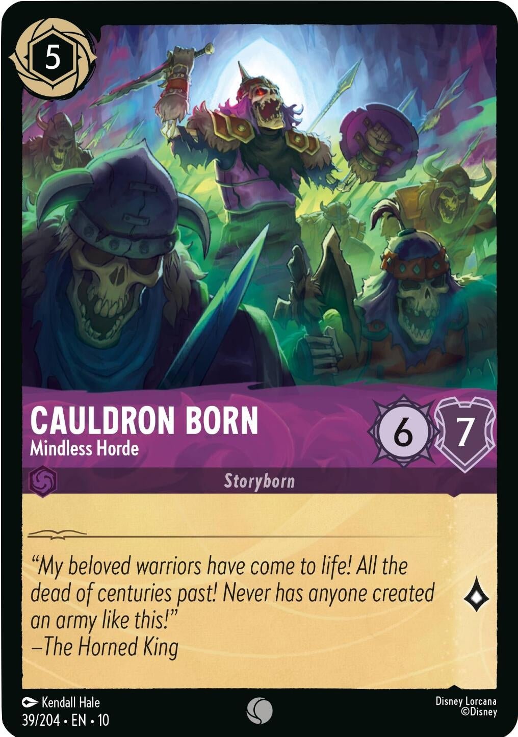 Ravensburger Cauldron Born - Mindless Horde (39/204) (Whispers in the Well) by LAB7 Malta, Europe