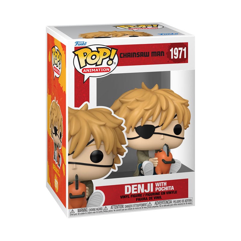 Funko Chainsaw Man Denji & Pochita Funko POP! Vinyl Figure by LAB7 Malta, Europe