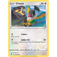 The Pokemon Company Chatot (129/189) (SWSH10: Astral Radiance) by LAB7 Malta, Europe
