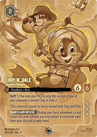 Chip 'n' Dale - Recovery Rangers (Enchanted) (205/204) (Azurite Sea) in Malta | LAB7