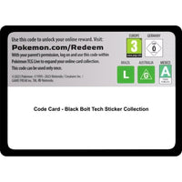 Code Card - Black Bolt Tech Sticker Collection (SV: Black Bolt) in Malta | LAB7