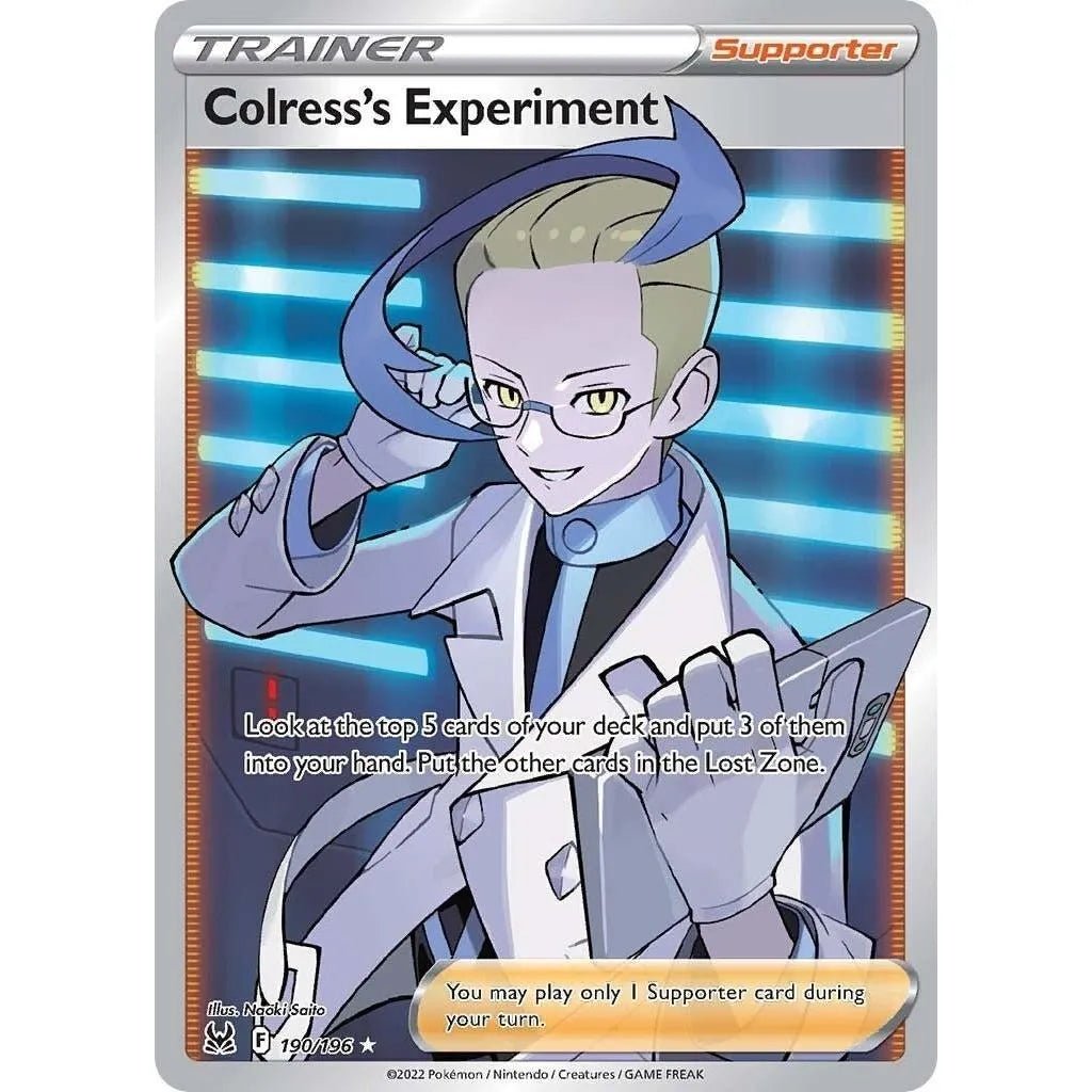 Colress's Experiment (Full Art) (190/196) (SWSH11: Lost Origin) in Malta | LAB7