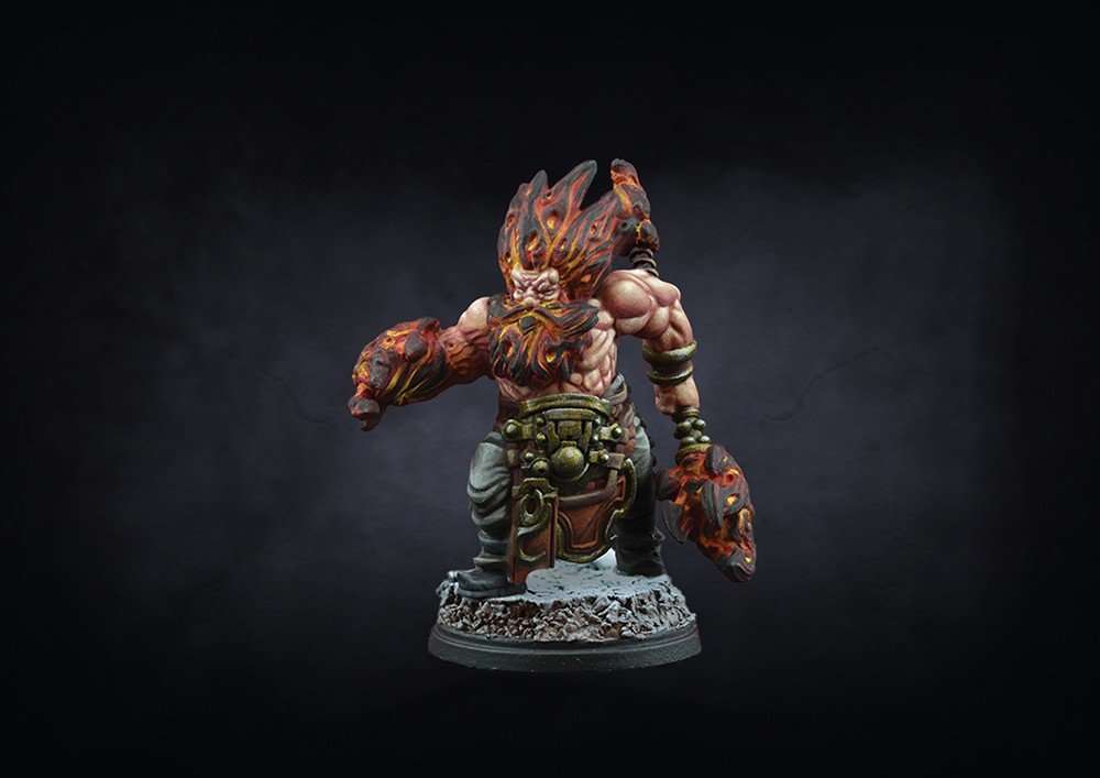 LAB7 Conquest: The Last Argument of Kings Miniature Dweghom: Tempered Sorcerer by LAB7 Malta, Europe