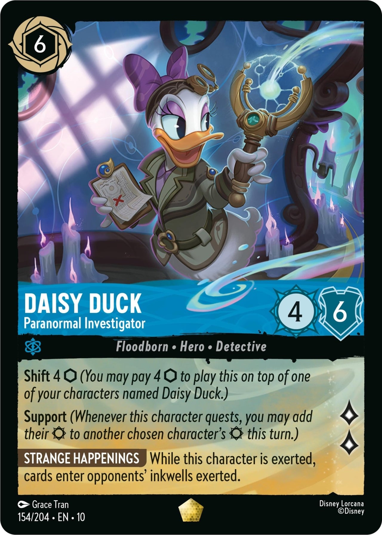 Ravensburger Daisy Duck - Paranormal Investigator (154/204) (Whispers in the Well) by LAB7 Malta, Europe