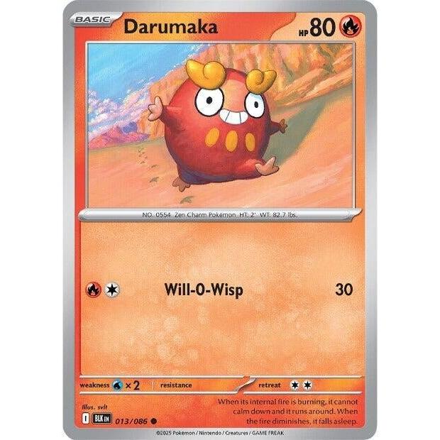 Pokemon Darumaka (013/086) (SV: Black Bolt) by LAB7 Malta, Europe
