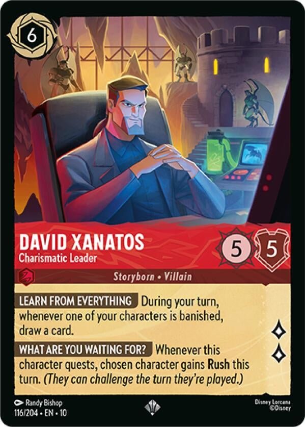 Ravensburger David Xanatos - Charismatic Leader (116/204) (Whispers in the Well) by LAB7 Malta, Europe
