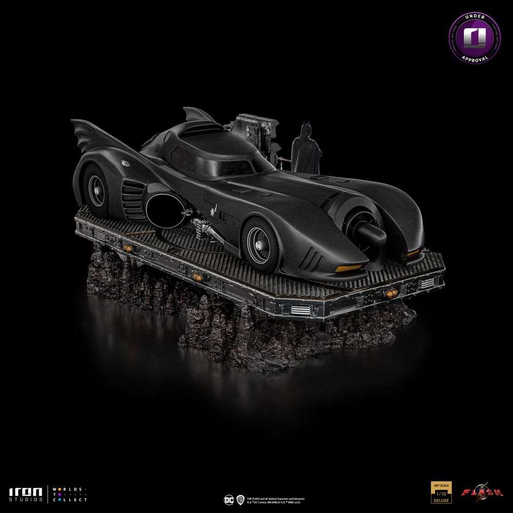 Iron Studios DC Comics Art Scale Deluxe Statue 1/10 The Flash Movie Batmobile by LAB7 Malta, Europe