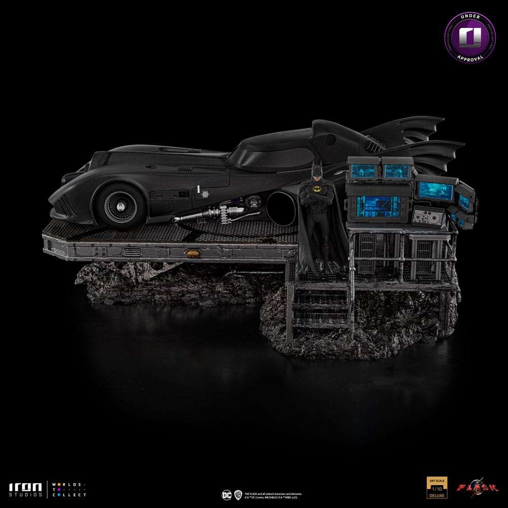 Iron Studios DC Comics Art Scale Deluxe Statue 1/10 The Flash Movie Batmobile by LAB7 Malta, Europe