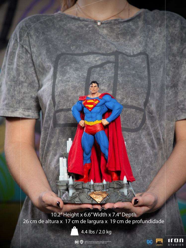 Iron Studios DC Comics Art Scale Statue 1/10 Superman Unleashed Deluxe 26 cm by LAB7 Malta, Europe