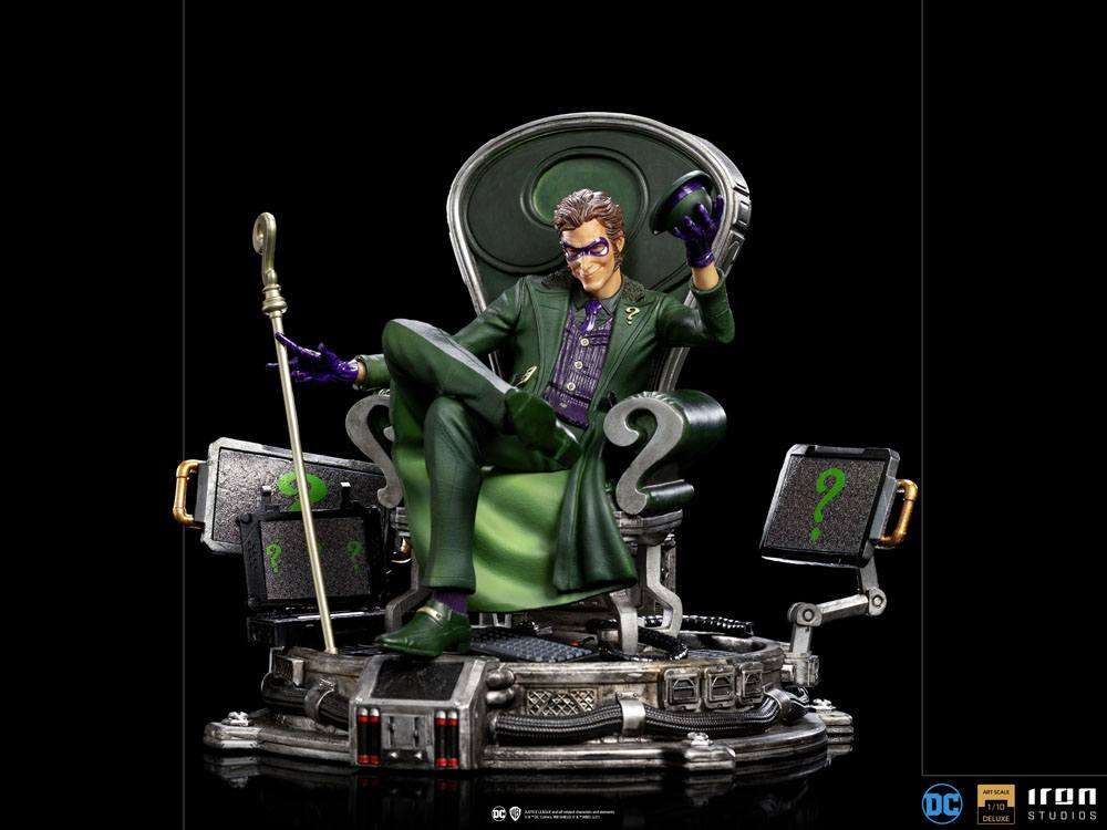 Iron Studios DC Comics Deluxe Art Scale Statue 1/10 The Riddler 24cm by LAB7 Malta, Europe