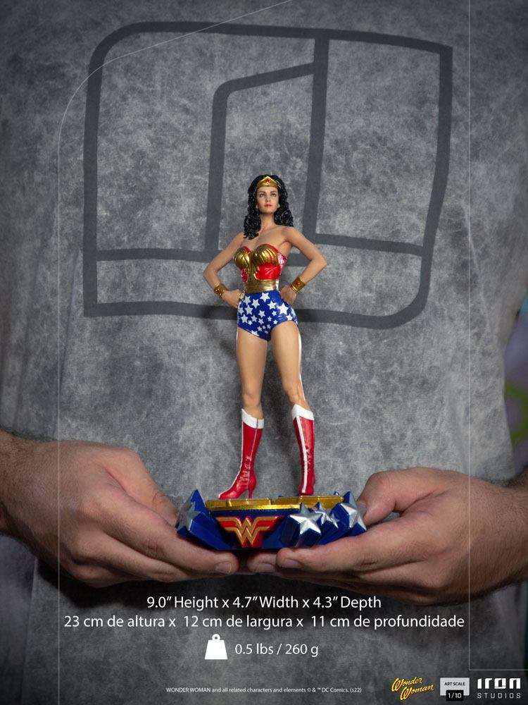 Iron Studios DC Comics Deluxe Art Scale Statue 1/10 Wonder Woman Lynda Carter 23 cm by LAB7 Malta, Europe