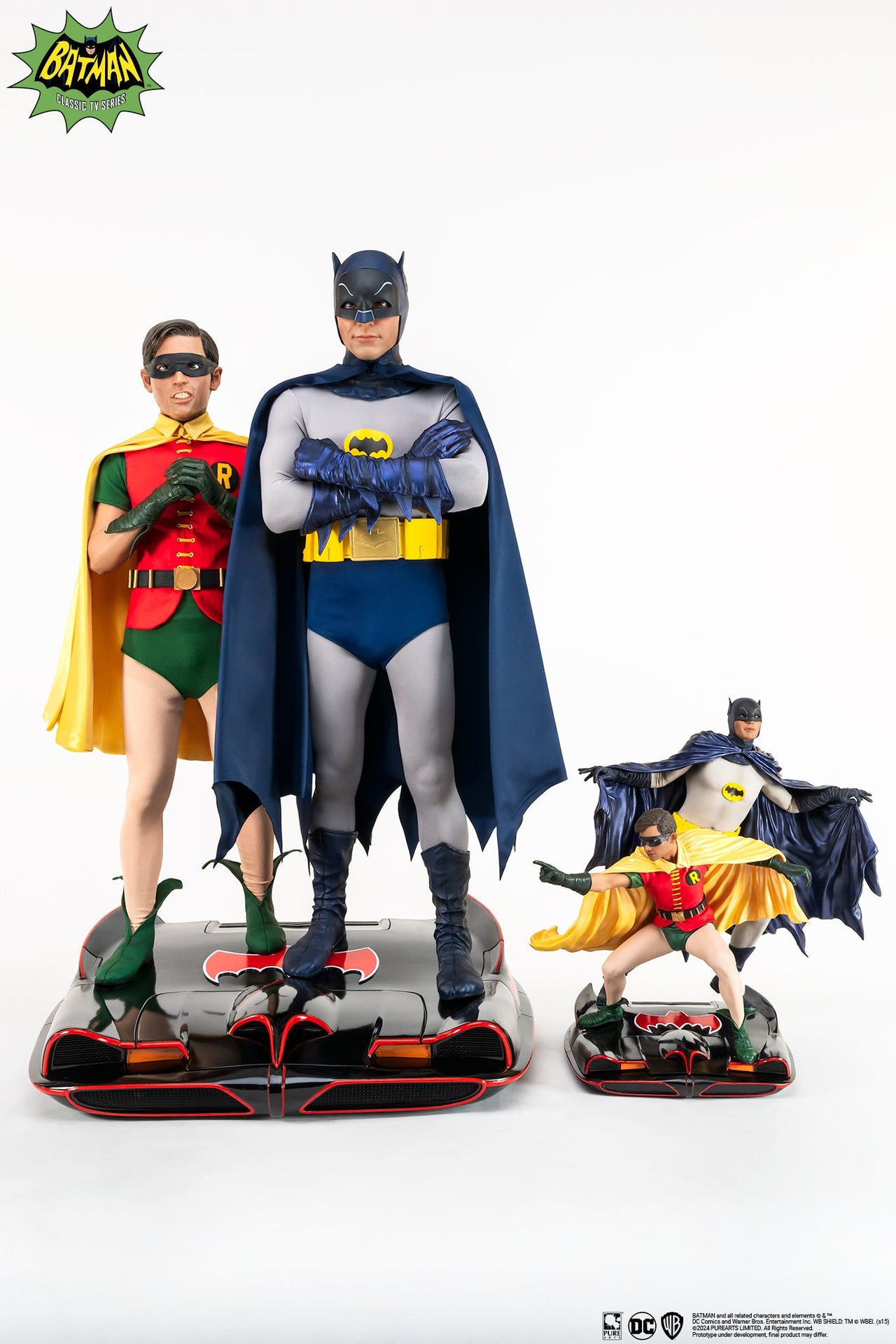 Pure Arts DC Comics Diorama Statue 1/4 Batman & Robin 1966 by LAB7 Malta, Europe