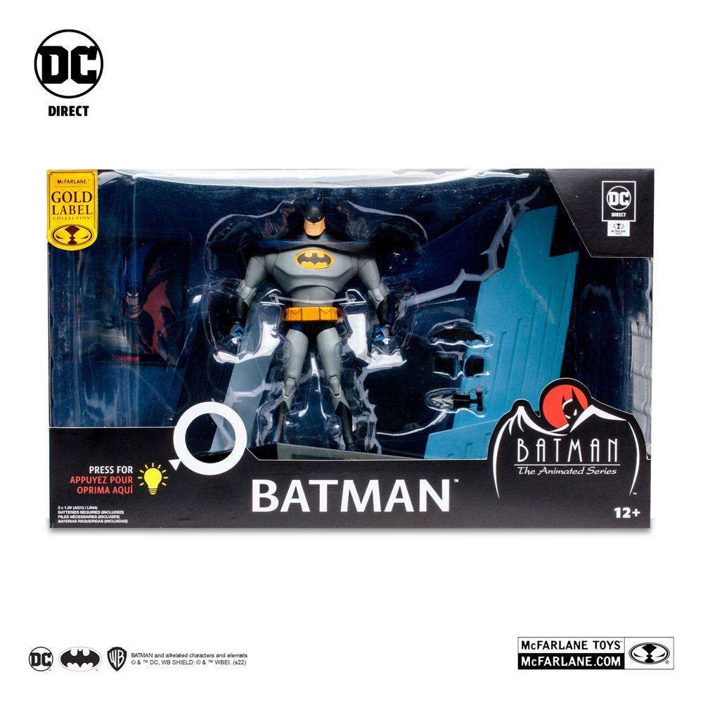 McFarlane DC Multiverse Action Figure Batman the Animated Series (Gold Label) 18 cm by LAB7 Malta, Europe