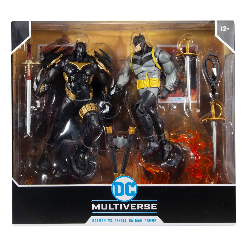 McFarlane DC Multiverse Action Figure Collector Multipack Batman vs Azrael Batman Armor 18 cm by LAB7 Malta, Europe