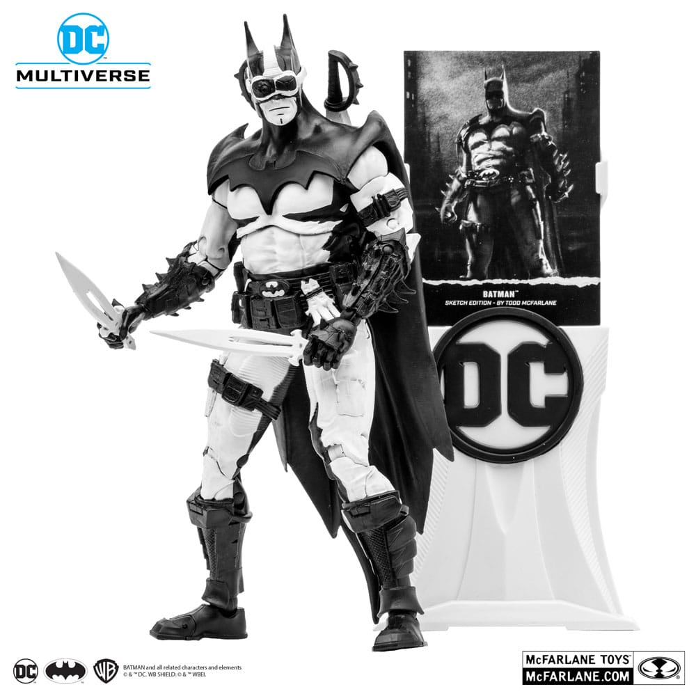 McFarlane DC Multiverse Batman by Todd McFarlane Sketch Edition (Gold Label) by LAB7 Malta, Europe