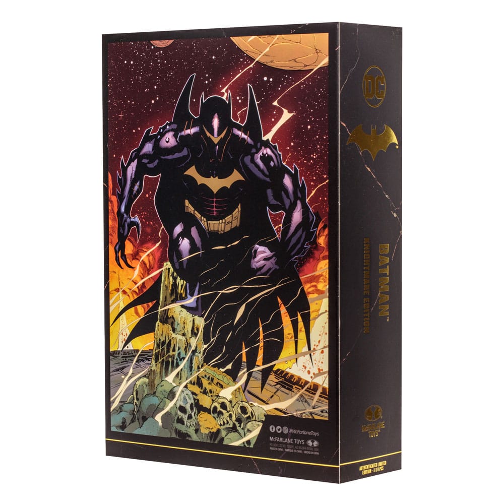 McFarlane DC Multiverse Batman (Hellbat Knightmare) Gold Label Action Figure by LAB7 Malta, Europe