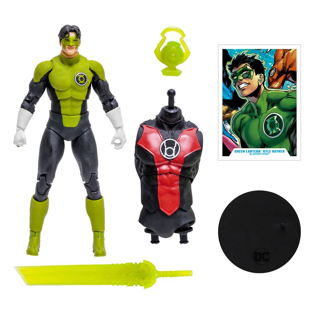 McFarlane DC Multiverse Build A Action Figure Kyle Rayner (Blackest Night) by LAB7 Malta, Europe