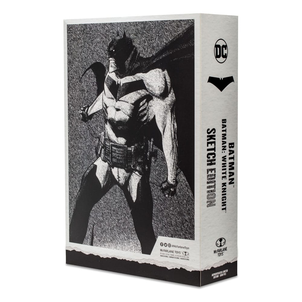 McFarlane DC Multiverse Gold Label Batman Sketch Edition (White Knight) by LAB7 Malta, Europe
