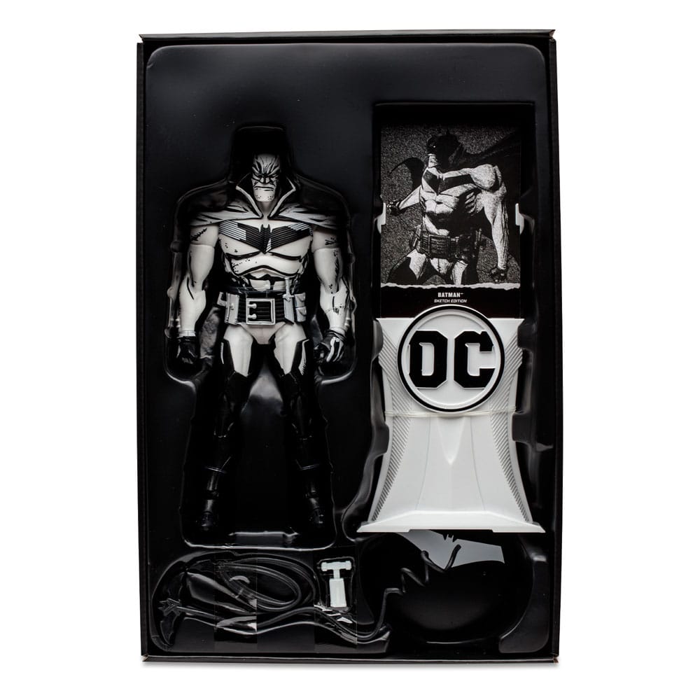McFarlane DC Multiverse Gold Label Batman Sketch Edition (White Knight) by LAB7 Malta, Europe