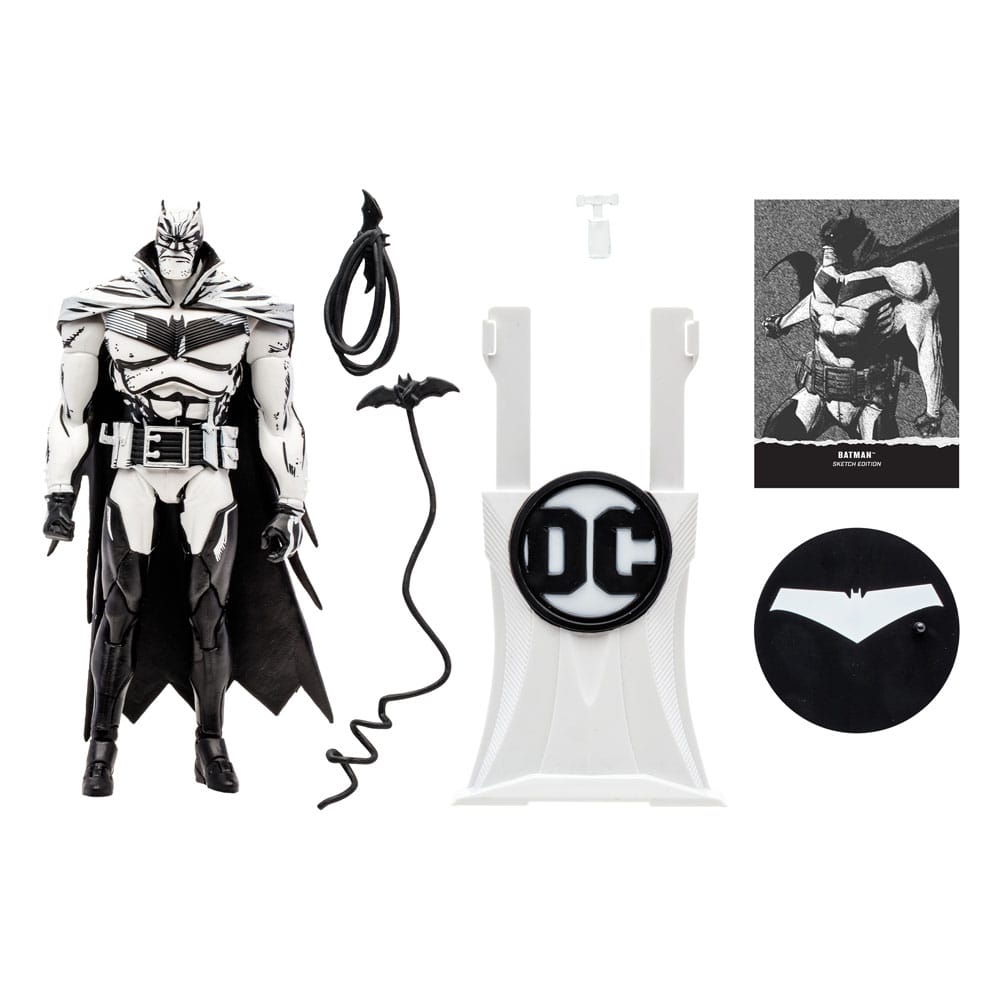 McFarlane DC Multiverse Gold Label Batman Sketch Edition (White Knight) by LAB7 Malta, Europe