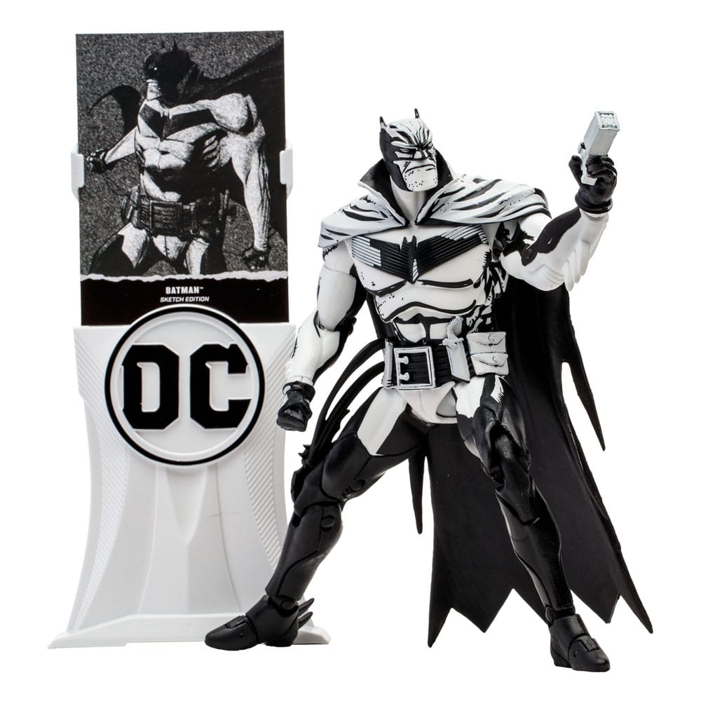McFarlane DC Multiverse Gold Label Batman Sketch Edition (White Knight) by LAB7 Malta, Europe