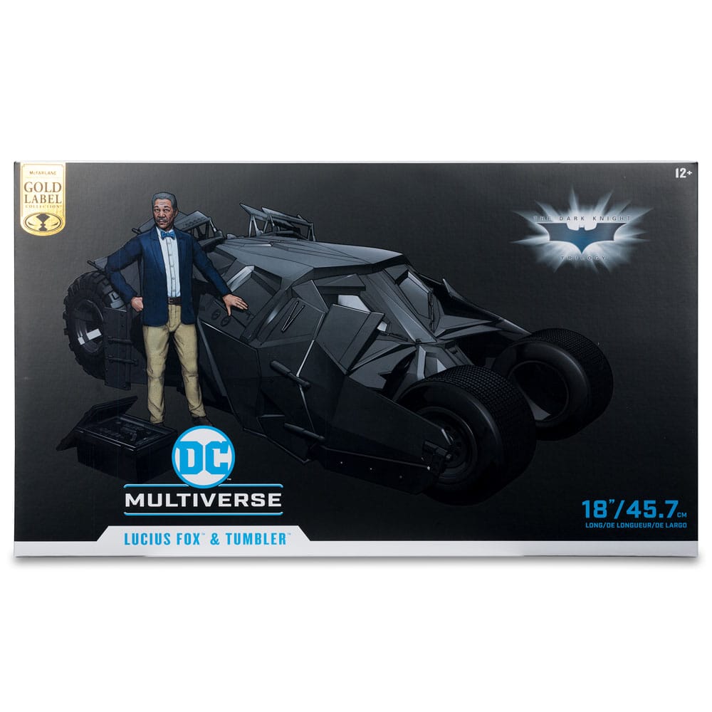 McFarlane DC Multiverse Tumbler with Lucius Fox (Gold Label) by LAB7 Malta, Europe
